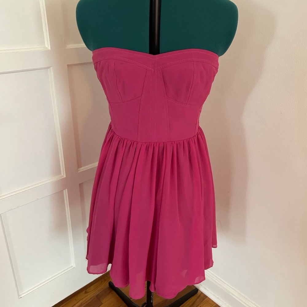 Pink Corset Cocktail Dress